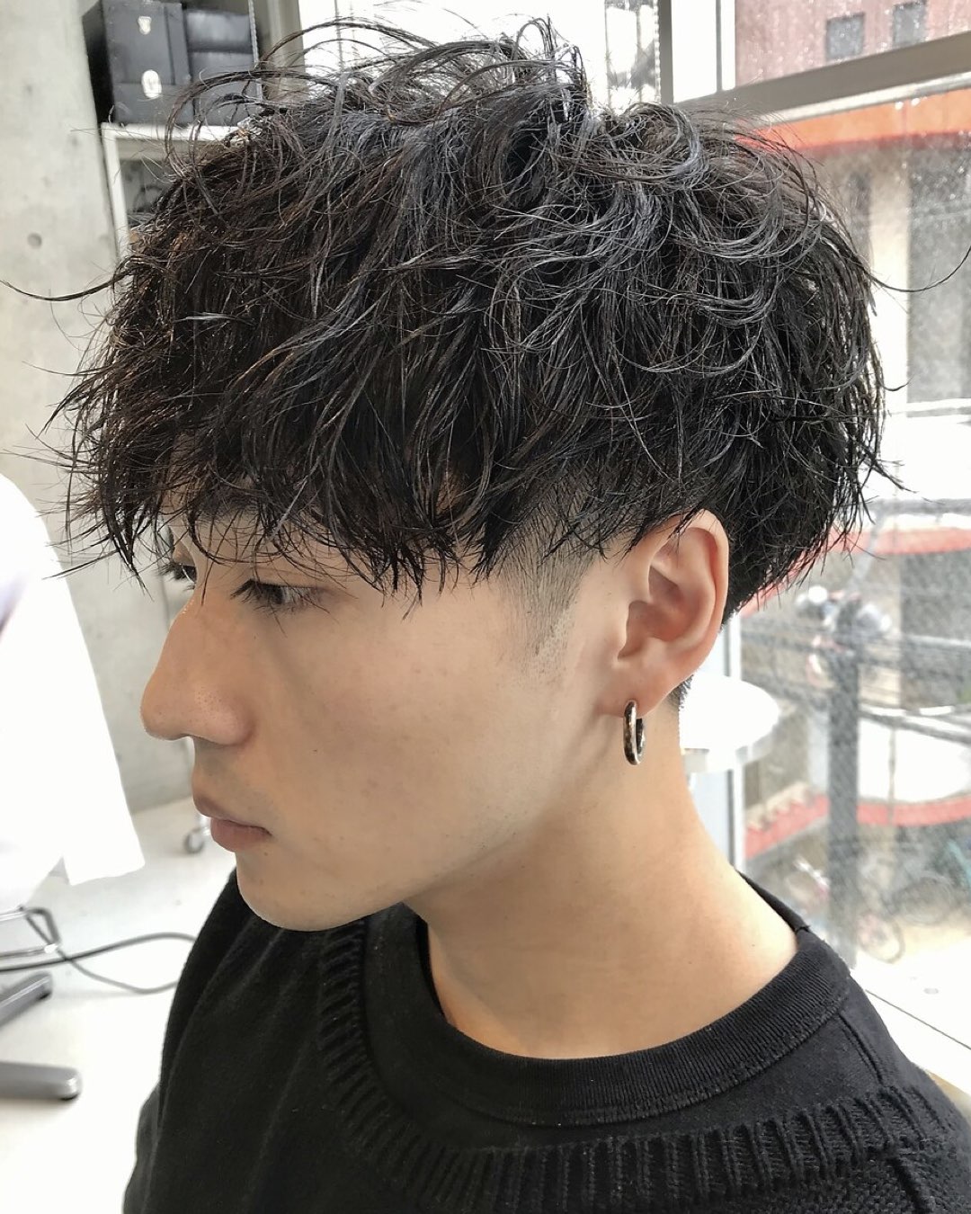 ツイストスパイラルパーマ　メンズ